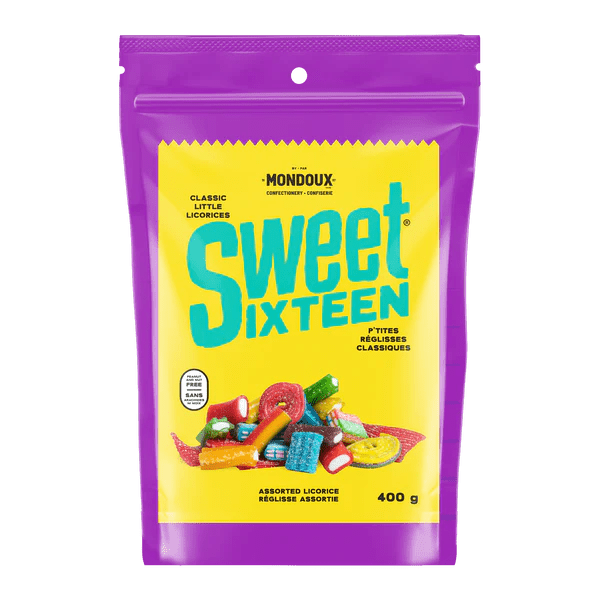 SWEET SIXTEEN RÉGLISSES ASSORTIES - 400G