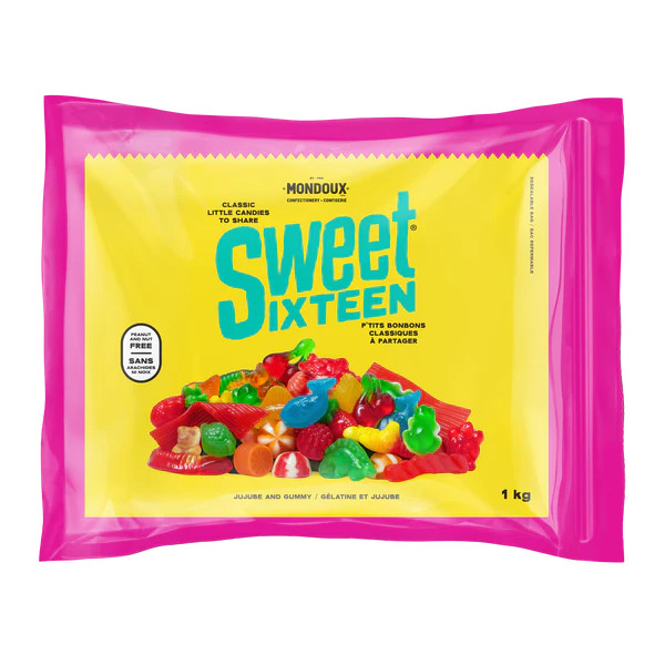 SWEET SIXTEEN MÉLANGE GÉLATINE ET JUJUBES - 1KG