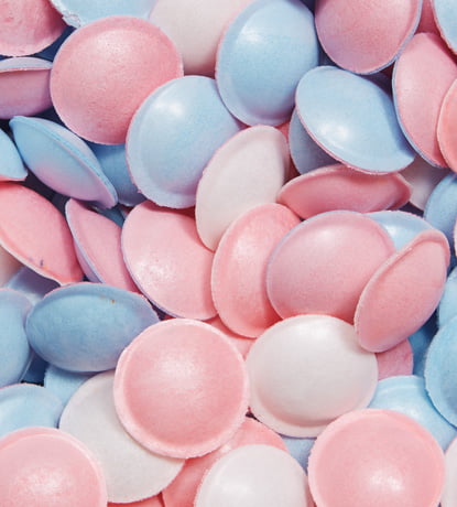 SOUCOUPE VOLANTE AVEC PERLES EN BONBON
