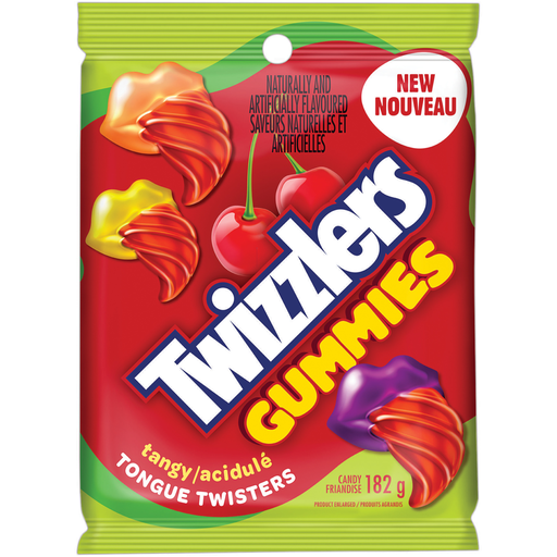 TWIZZLER GUMMIES TONGUE ACIDULÉ - 182G