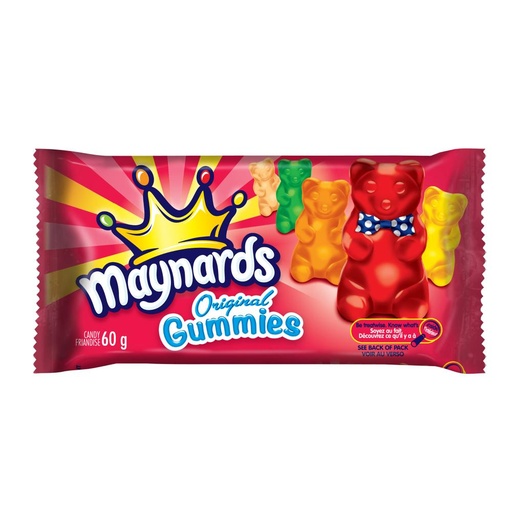 MAYNARDS ORIGINAL GUMMIES - 60G