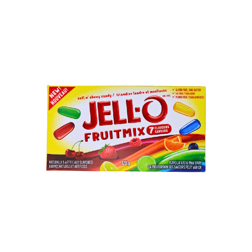 JELL-O MIX AUX FRUITS BOITE - 120G