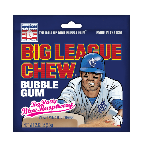 BIG LEAGUE GOMME BALLOUNE FRAMBOISE BLEU - 60G